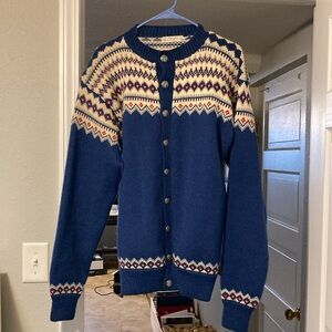 100% Wool O. ALLERS NILSSEN of Norway Casual Button down shirt